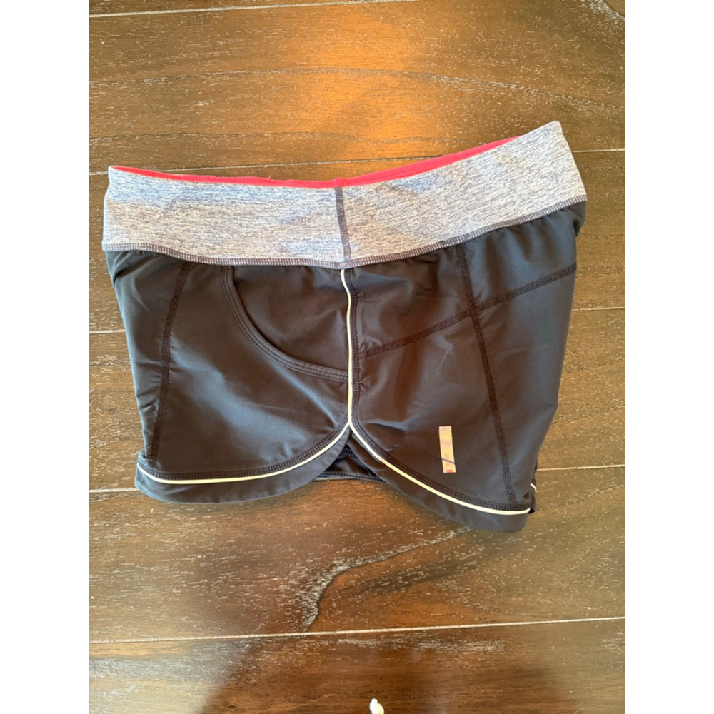 Zella Women's Running Shorts, Size medium Black & Gray